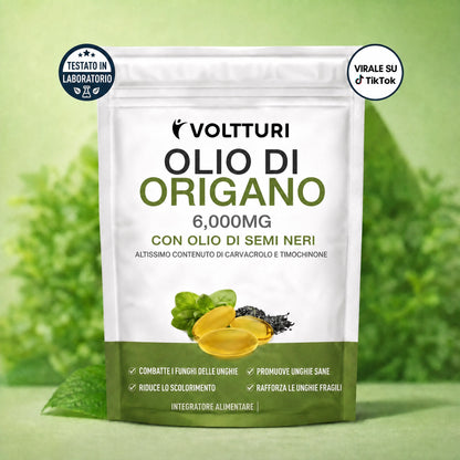 VOLTTURI OLIO DI ORIGANO E CUMINO NERO – ELIMINA IL FUNGO DELLE UNGHIE