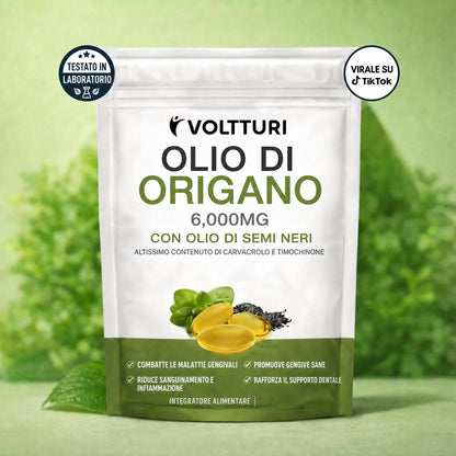 VOLTTURI OLIO DI ORIGANO E CUMINO NERO – ELIMINA LE MALATTIE GENGIVALI