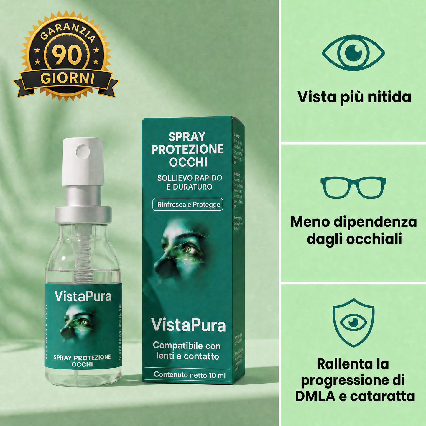 VistaPura — Spray Oculare alla Luteina
