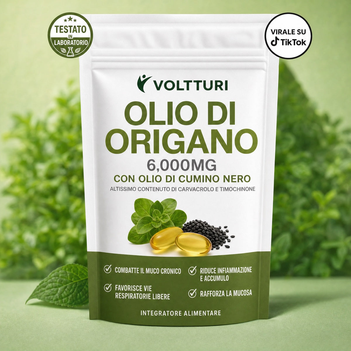 Voltturi Olio di Origano e Cumino Nero